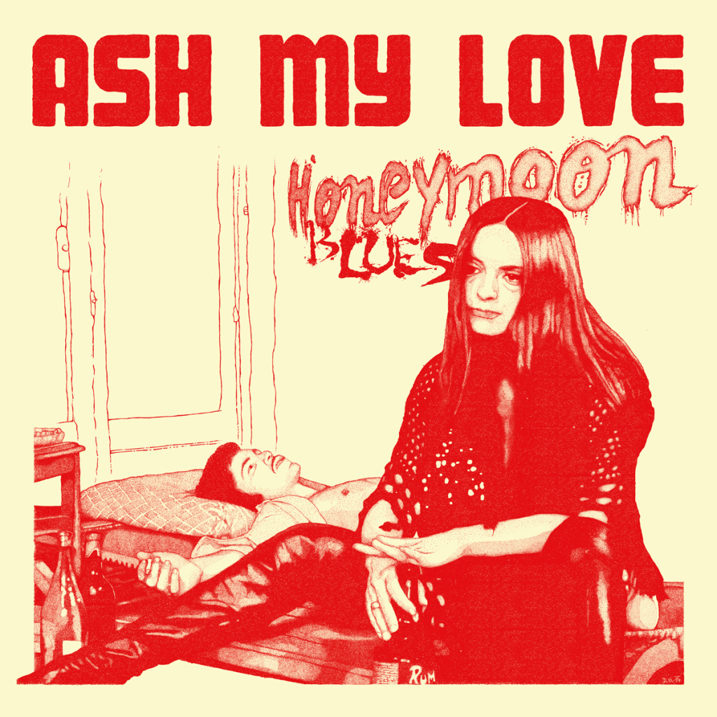 Ash My Love Band Honeymoon Blues Album Vinyl Cover Artwork